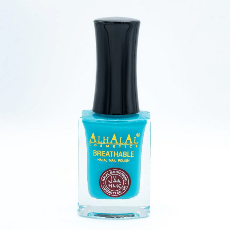 Alhalal AL-178 MARIA Halal Atmungsaktiver Nagellack Blau | alkoholfrei & vegan