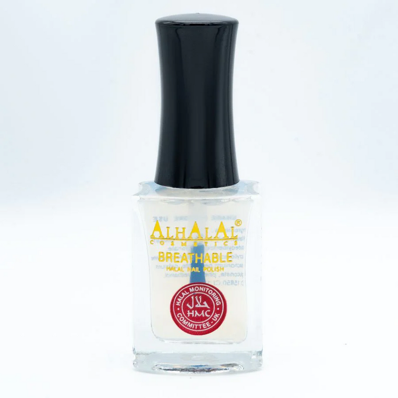 Alhalal AL-181 FARWA Halal Atmungsaktiver Nagellack Klarlack | alkoholfrei & vegan