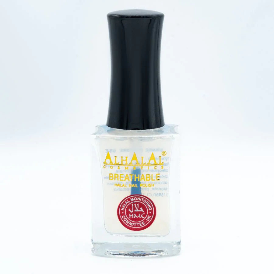 Alhalal AL-181 FARWA Halal Atmungsaktiver Nagellack Klarlack | alkoholfrei & vegan