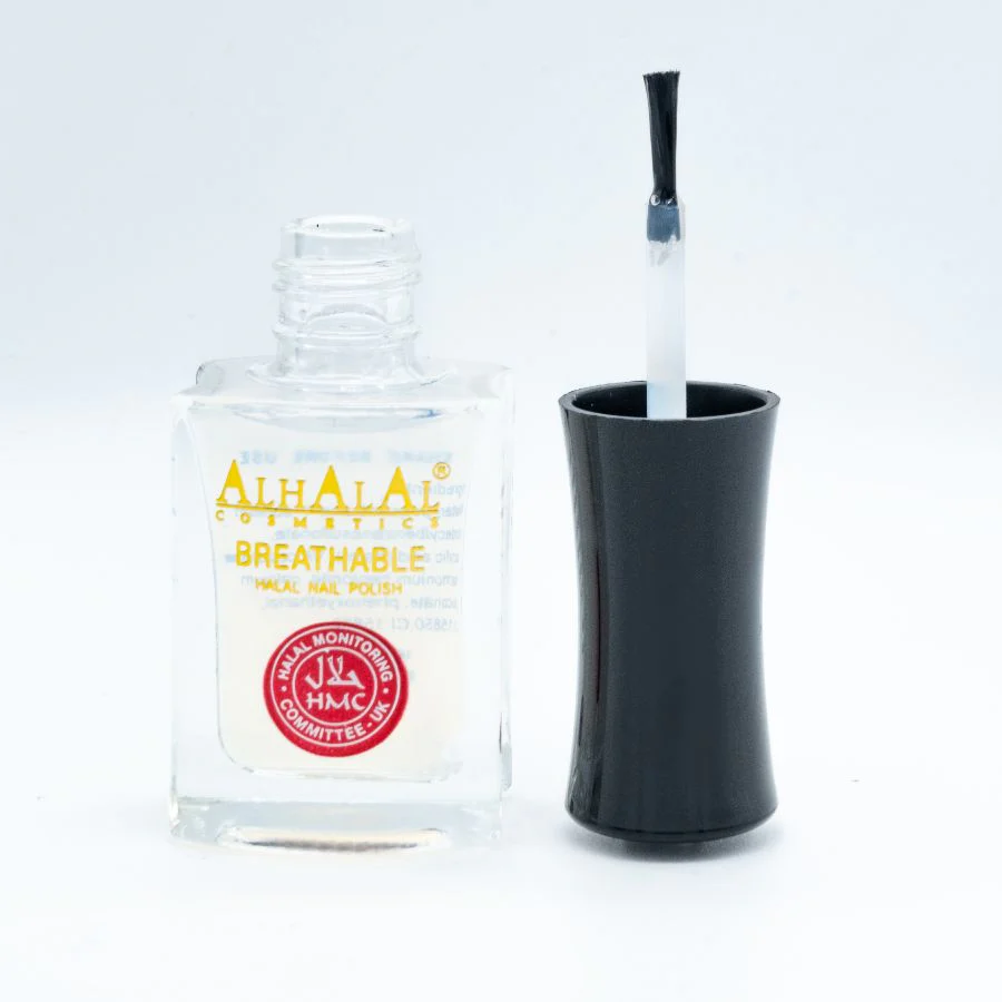 Alhalal AL-181 FARWA Halal Atmungsaktiver Nagellack Klarlack | alkoholfrei & vegan