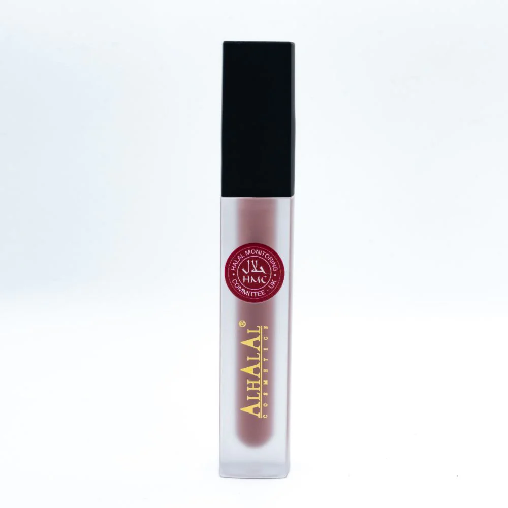 Alhalal AL-52 KINZA Halal Lippenstift Nude | flüssig, matt, vegan, alkoholfrei & HMC-zertifiziert