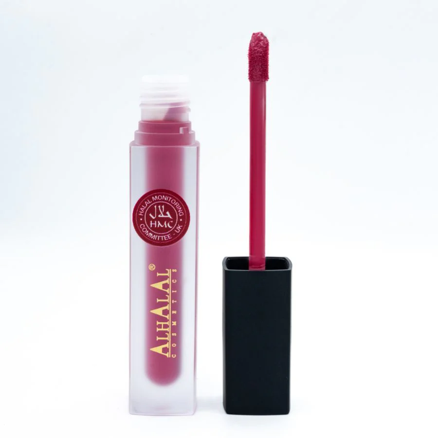 Alhalal AL-54 ZUBIA Halal Lippenstift Rosa | flüssig, matt, vegan, alkoholfrei & HMC-zertifiziert