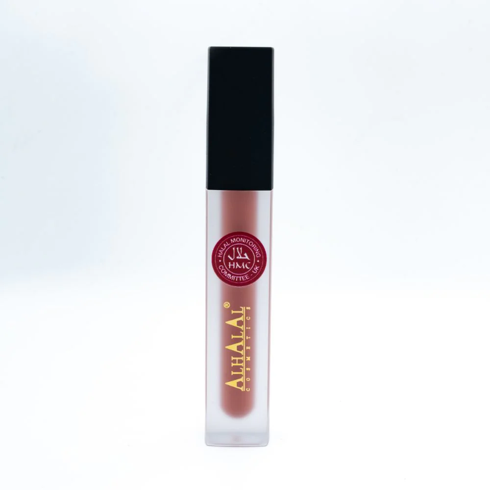 Alhalal AL-59 FARHEEN Lippenstift Peach Nude | flüssig, matt, vegan, alkoholfrei & HMC-zertifiziert