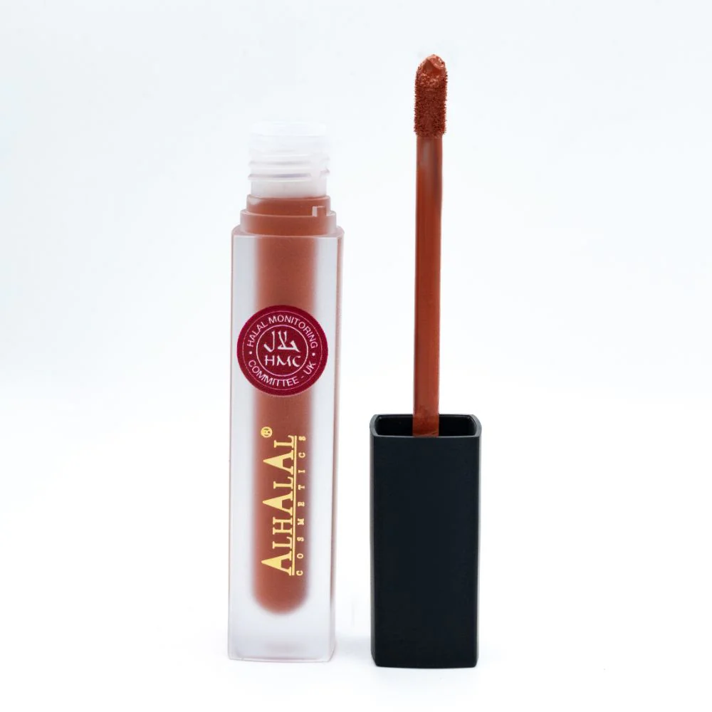 Alhalal AL-61 ZARA Lippenstift Rot | flüssig, matt, vegan, alkoholfrei & HMC-zertifiziert