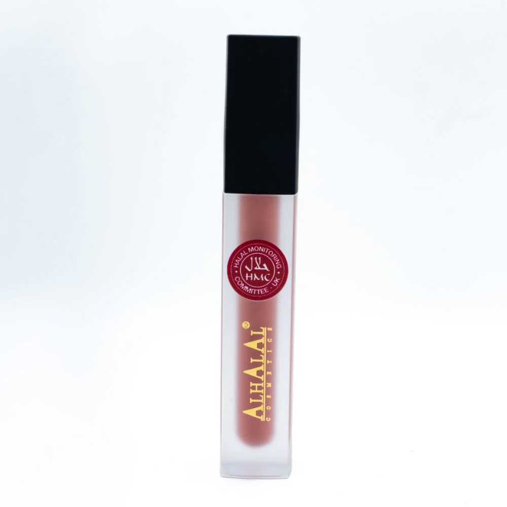 Alhalal AL-62 KANWAL Lippenstift Nude | flüssig, matt, vegan, alkoholfrei & HMC-zertifiziert