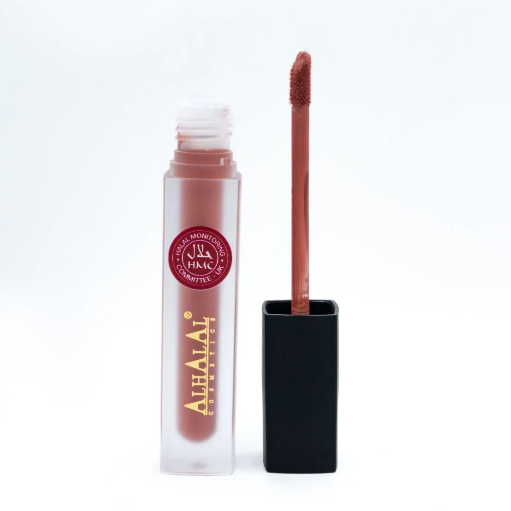 Alhalal AL-62 KANWAL Lippenstift Nude | flüssig, matt, vegan, alkoholfrei & HMC-zertifiziert