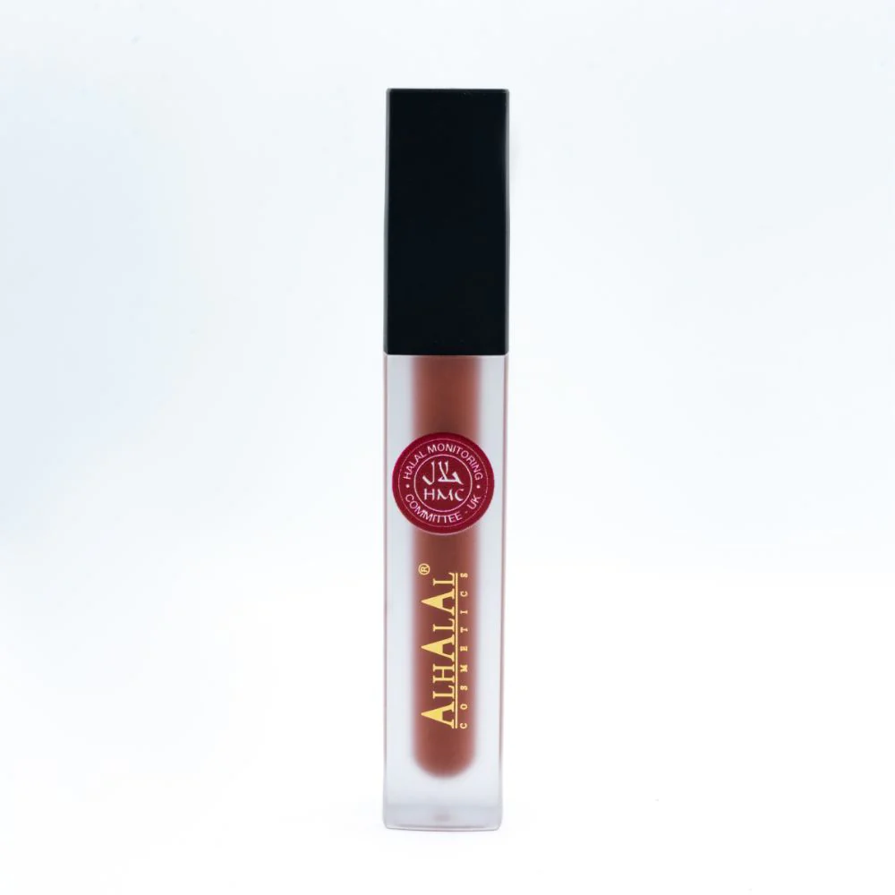 Alhalal AL-67 HAMNA Lippenstift Nude | flüssig, matt, vegan, alkoholfrei & HMC-zertifiziert