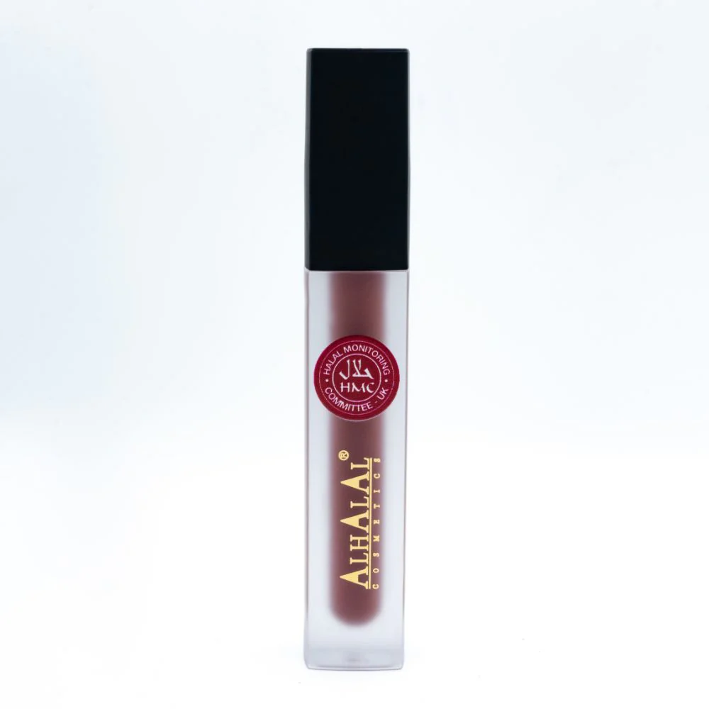 Alhalal AL-68 LAIBA Lippenstift Braun | flüssig, matt, vegan, alkoholfrei & HMC-zertifiziert