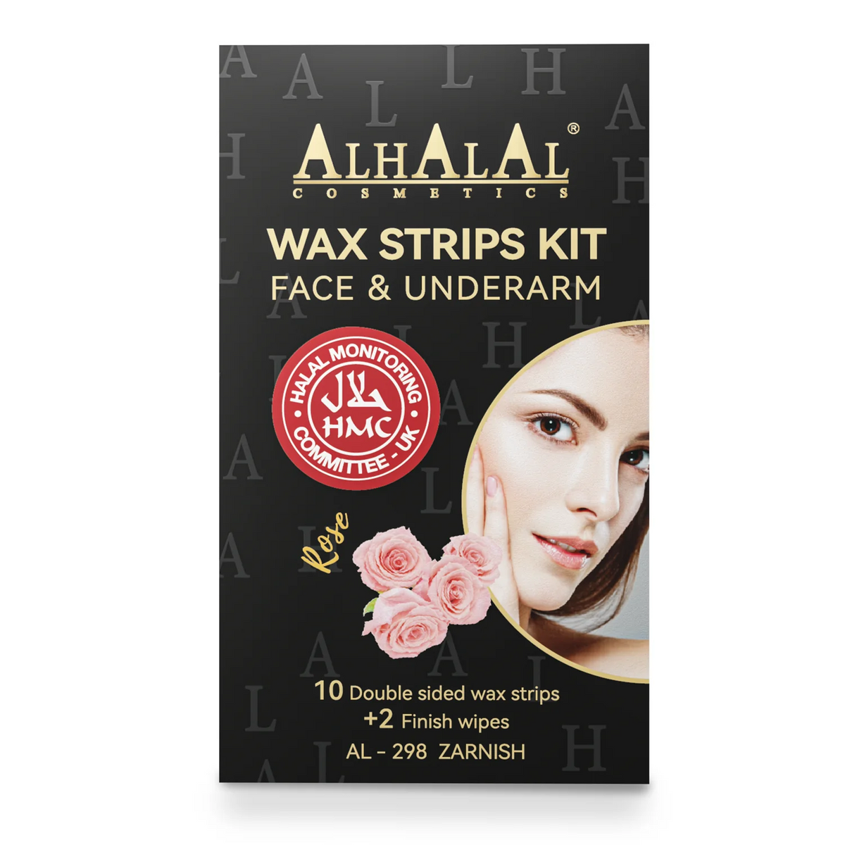 Alhalal AL-298 ZARNISH Kaltwachsstreifen Gesicht & Achsel